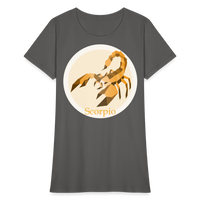 Thumbnail for Women's Mosaic Scorpio T-Shirt - charcoal