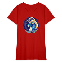 Thumbnail for Women's Mythical Capricorn T-Shirt - red