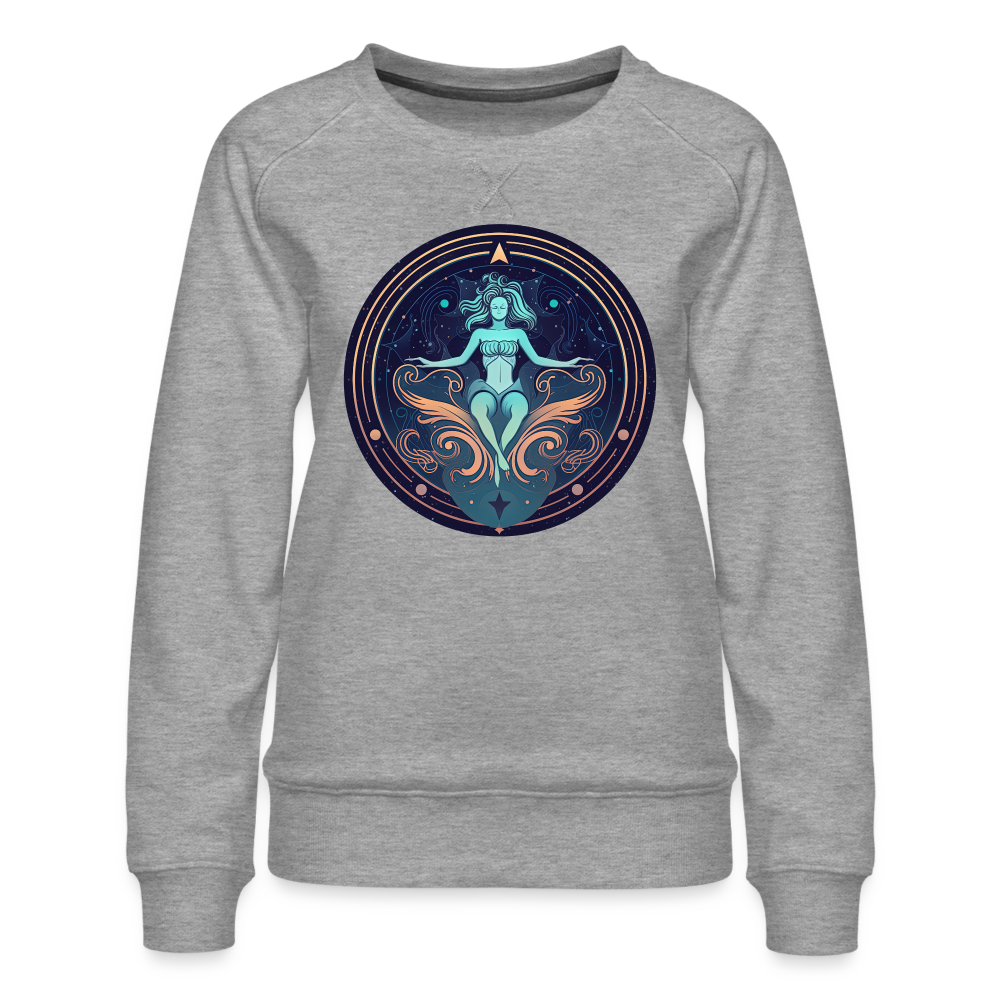 Women’s Mystic Aquarius Premium Sweatshirt - heather grey