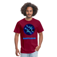 Thumbnail for Men's Stellar Sagittarius Classic T-Shirt - burgundy