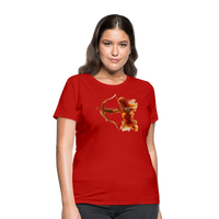 Thumbnail for Women's Mythical Sagittarius T-Shirt - red