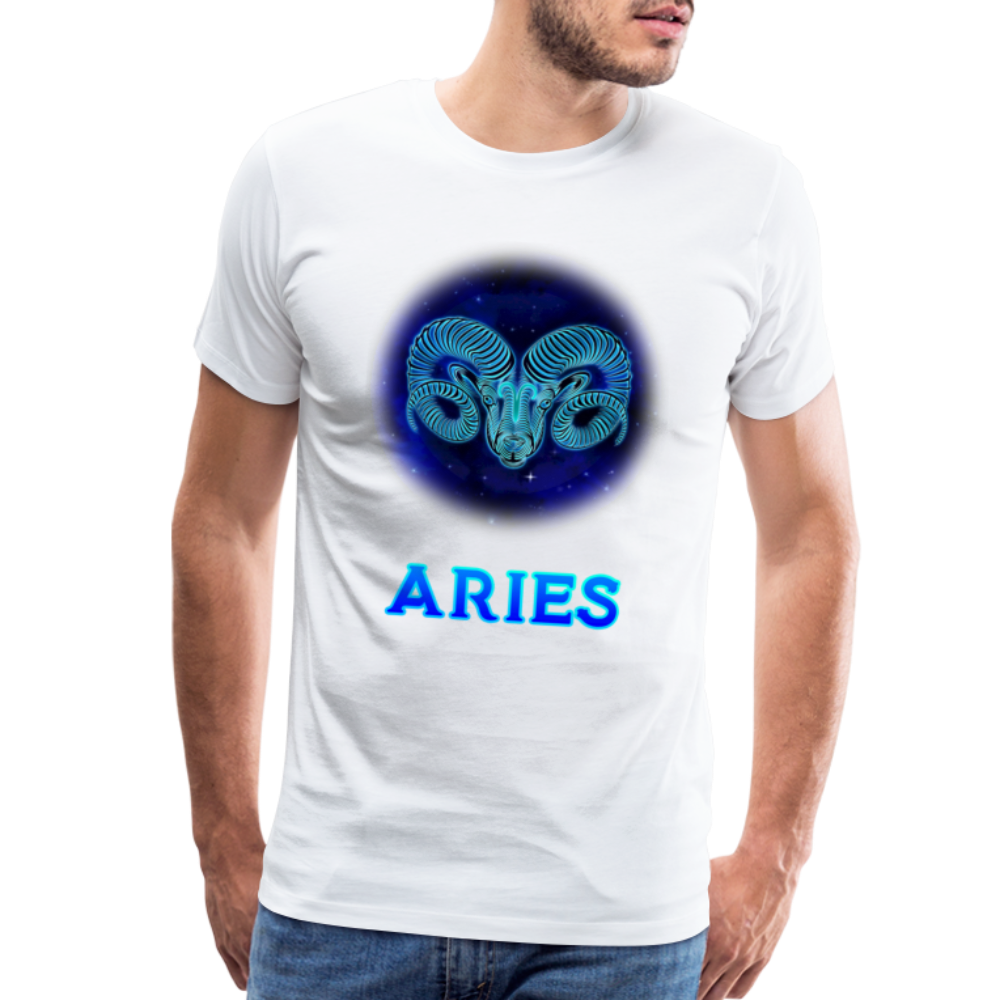 Men's Aries Premium T-Shirt - white