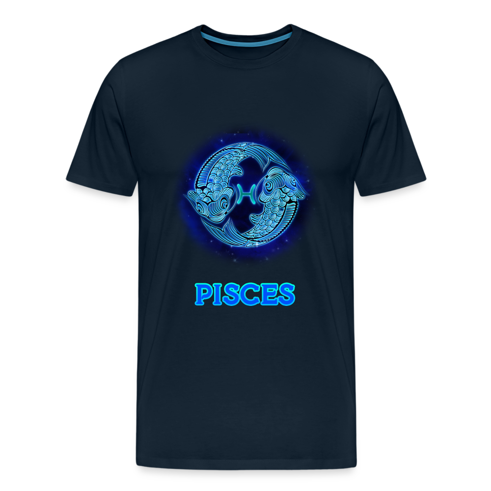 Men's Pisces Premium T-Shirt - deep navy