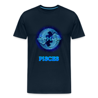 Thumbnail for Men's Pisces Premium T-Shirt - deep navy