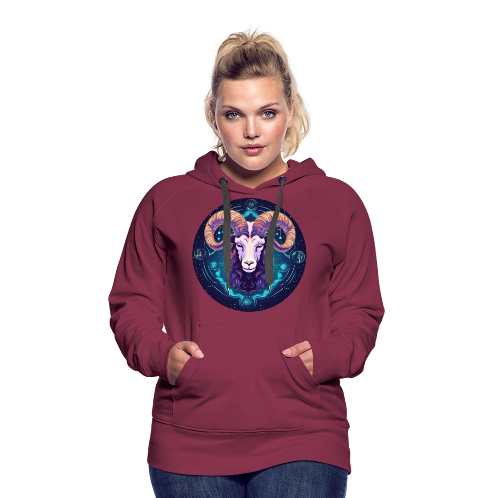 Women’s Magic Capricorn Premium Hoodie - burgundy