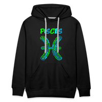 Thumbnail for Men's Power Words Pisces Premium Hoodie - black