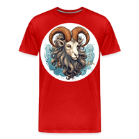 Thumbnail for Men's Symbol Capricorn Premium T-Shirt - red