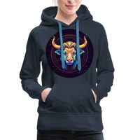 Thumbnail for Women’s Magic Taurus Premium Hoodie - navy