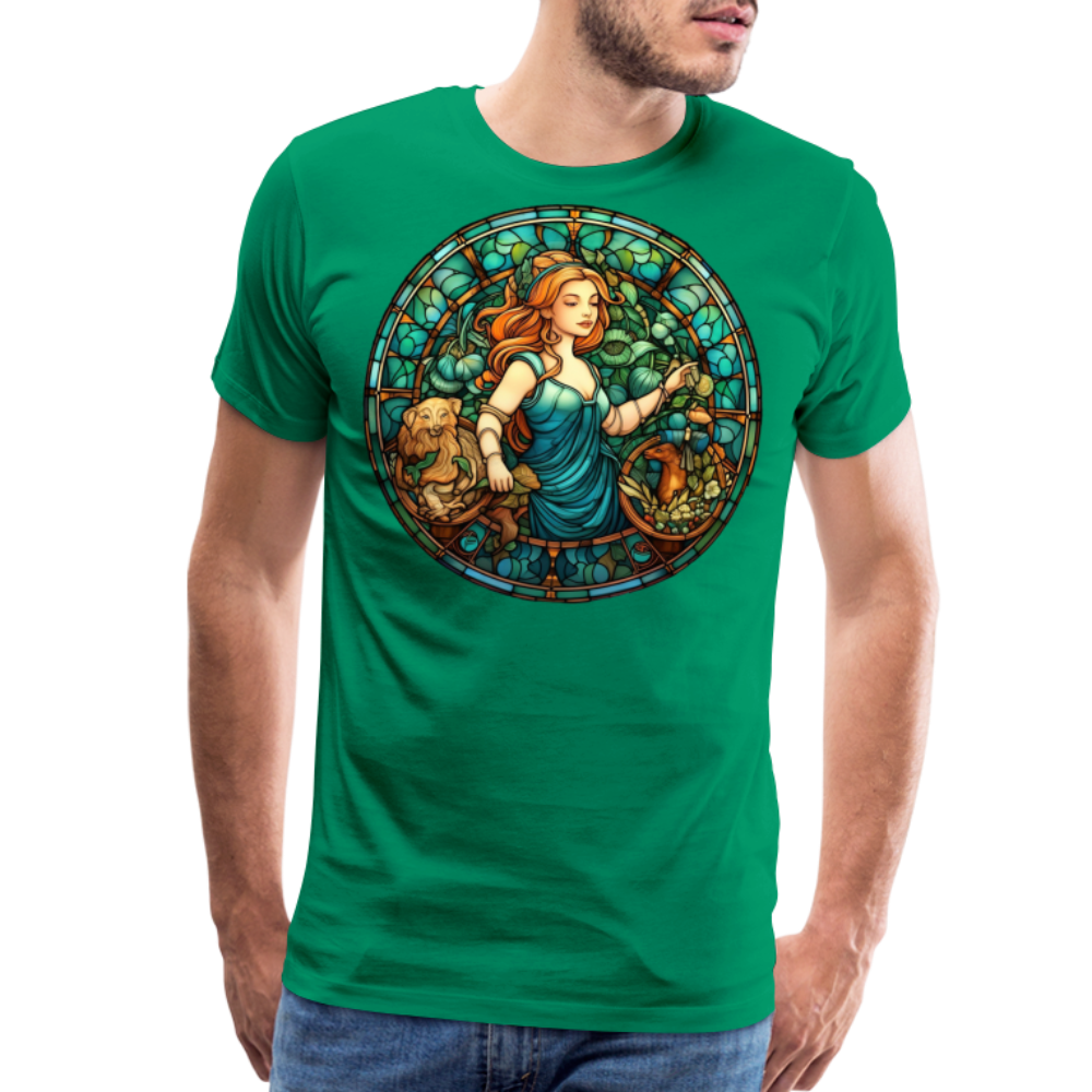 Men's Mosaic Virgo Premium T-Shirt - kelly green