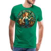 Thumbnail for Men's Mosaic Virgo Premium T-Shirt - kelly green