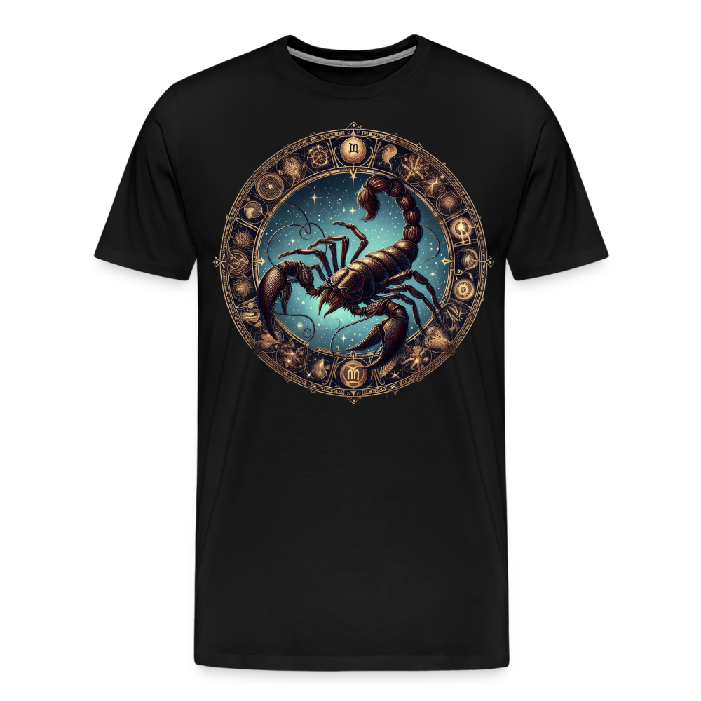 Men's Mythical Scorpio Premium T-Shirt - black