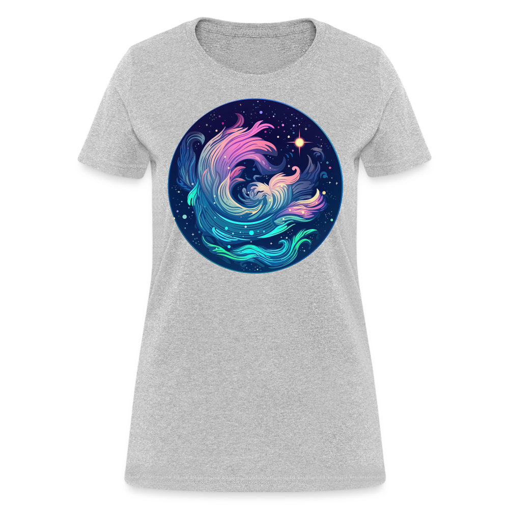 Women's Magic Aquarius T-Shirt - heather gray