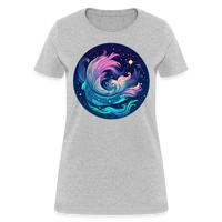 Thumbnail for Women's Magic Aquarius T-Shirt - heather gray