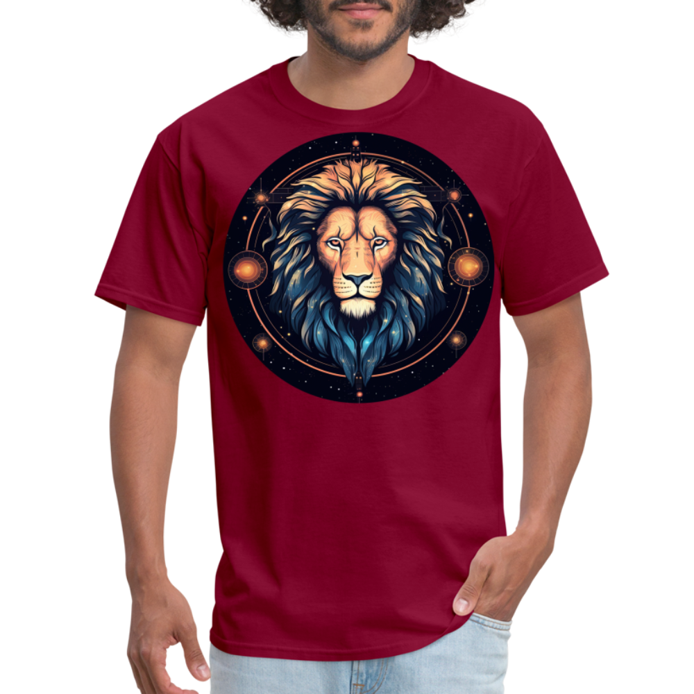 Men's Magic Leo Classic T-Shirt - burgundy