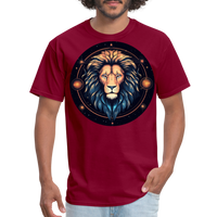 Thumbnail for Men's Magic Leo Classic T-Shirt - burgundy