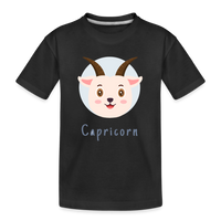 Thumbnail for Kid’s Astro Toon Capricorn Premium Organic T-Shirt - black