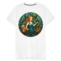 Thumbnail for Men's Mosaic Virgo Premium T-Shirt - white