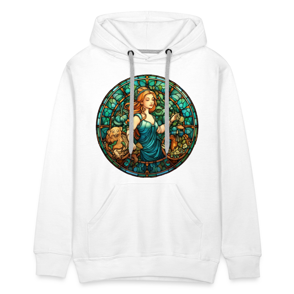 Men’s Mosaic Virgo Premium Hoodie - white