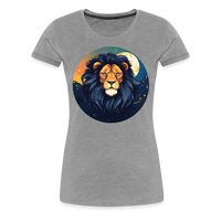 Thumbnail for Women's Mystic Leo Premium T-Shirt - heather gray