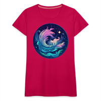 Thumbnail for Women’s Magic Aquarius Premium T-Shirt - dark pink