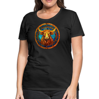 Thumbnail for Women’s Mosaic Taurus Premium T-Shirt - black