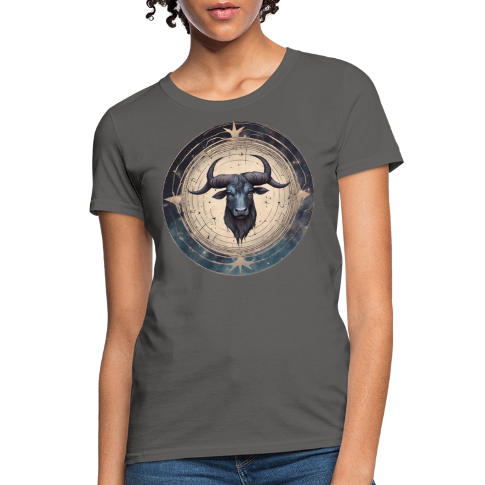 Women's Mythical Taurus T-Shirt - charcoal