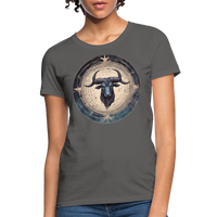 Thumbnail for Women's Mythical Taurus T-Shirt - charcoal