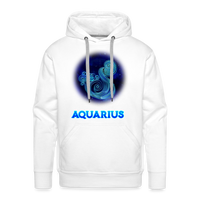 Thumbnail for Men’s Aquarius Premium Hoodie - white