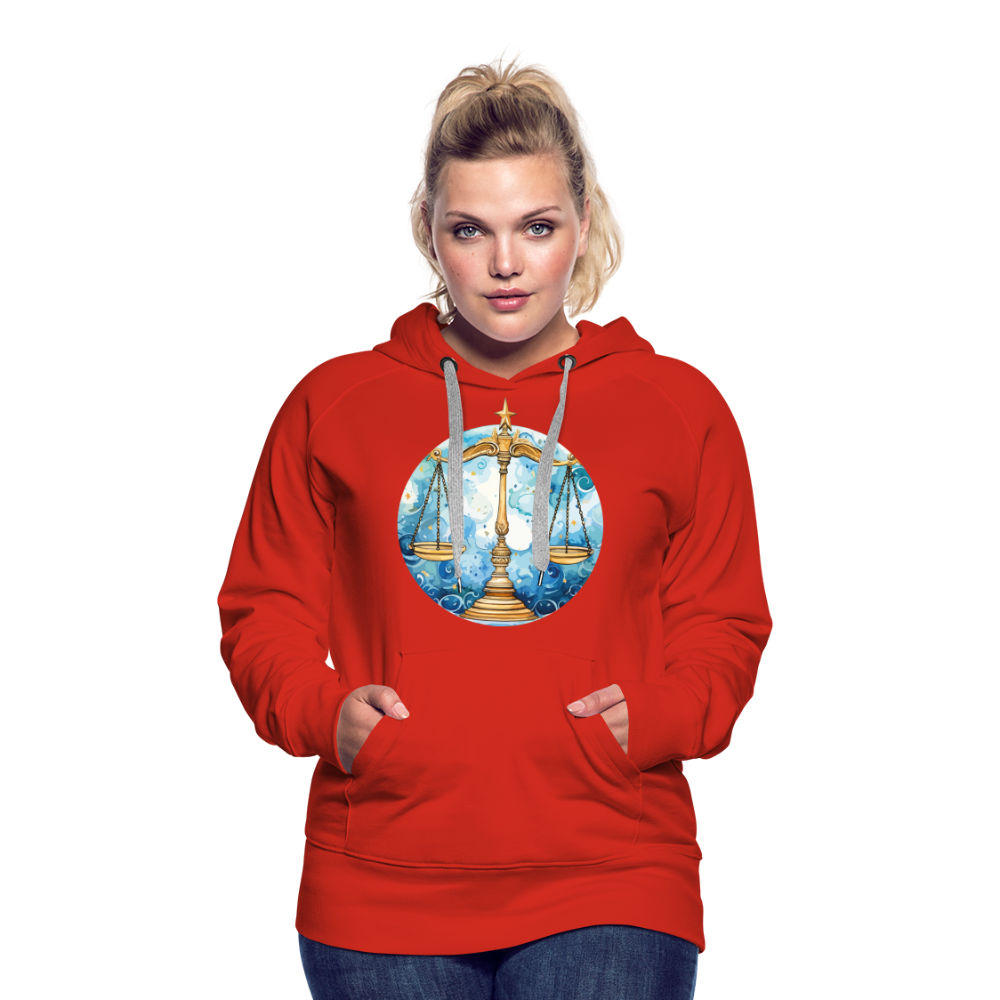 Women’s Mythical Libra Premium Hoodie - red