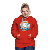 Thumbnail for Women’s Mythical Libra Premium Hoodie - red