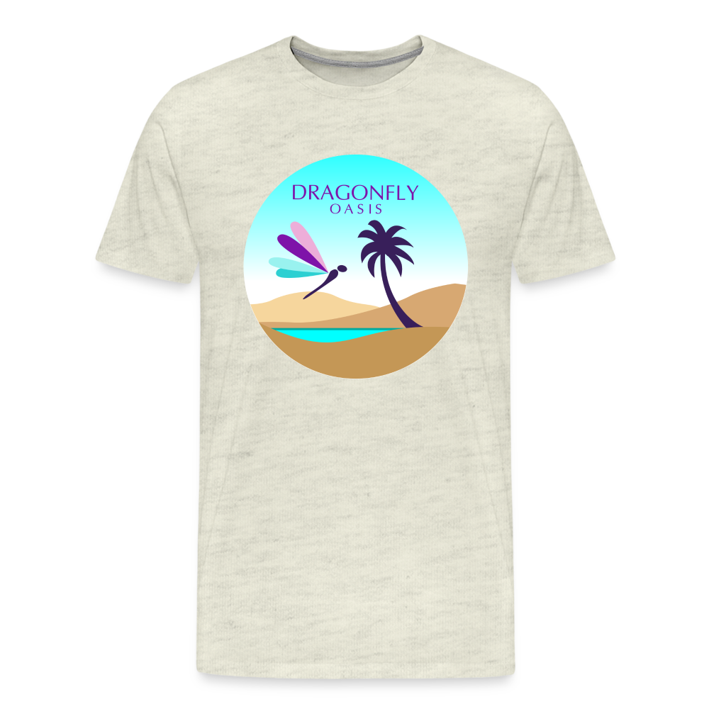 Men's Dragonfly Oasis v.2 Premium T-Shirt - heather oatmeal