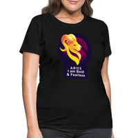 Thumbnail for Women's Glow Aries T-Shirt - black