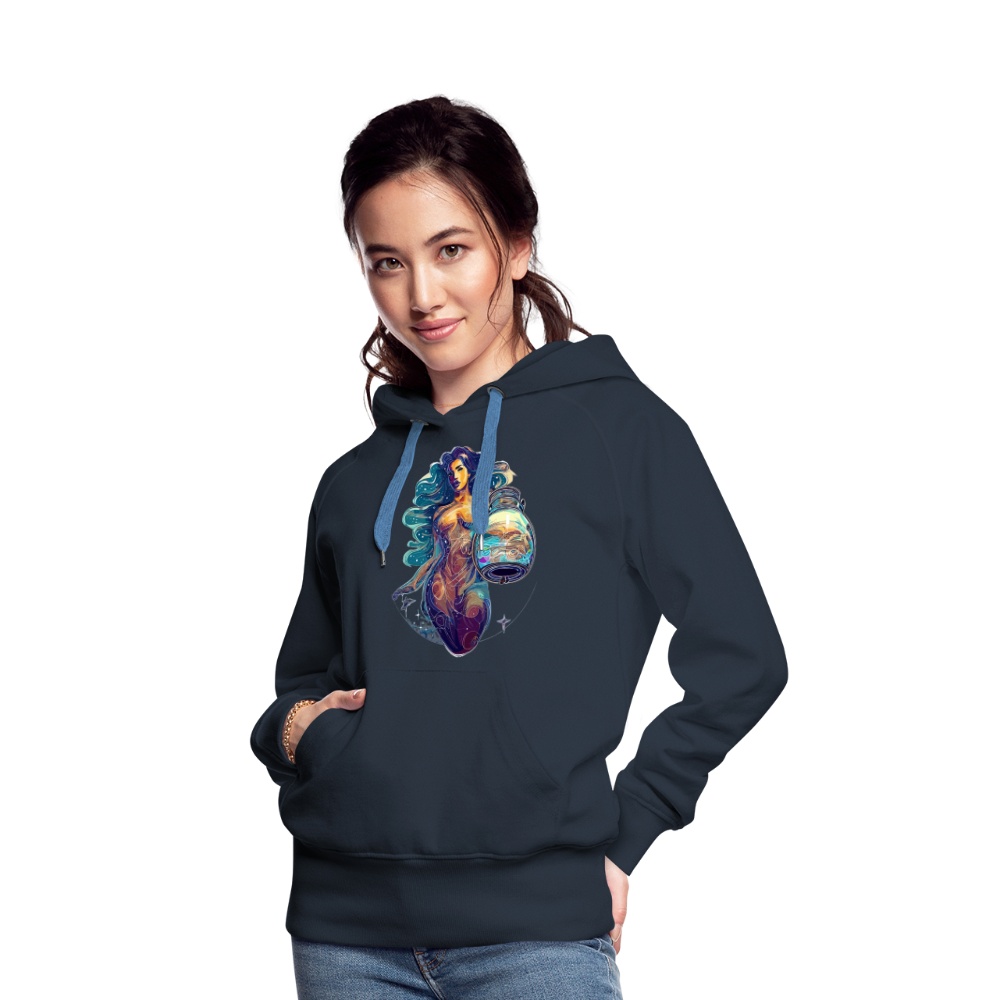 Women’s Mythical Aquarius Premium Hoodie - navy