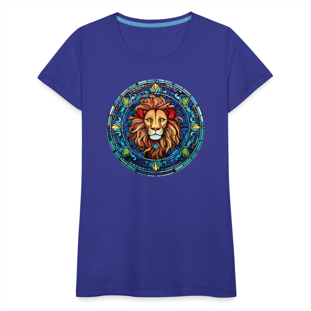 Women's Mosaic Leo Premium T-Shirt - royal blue