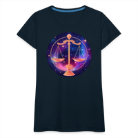 Thumbnail for Women’s Magic Libra Premium T-Shirt - deep navy