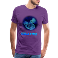 Thumbnail for Men's Aquarius Premium T-Shirt - purple