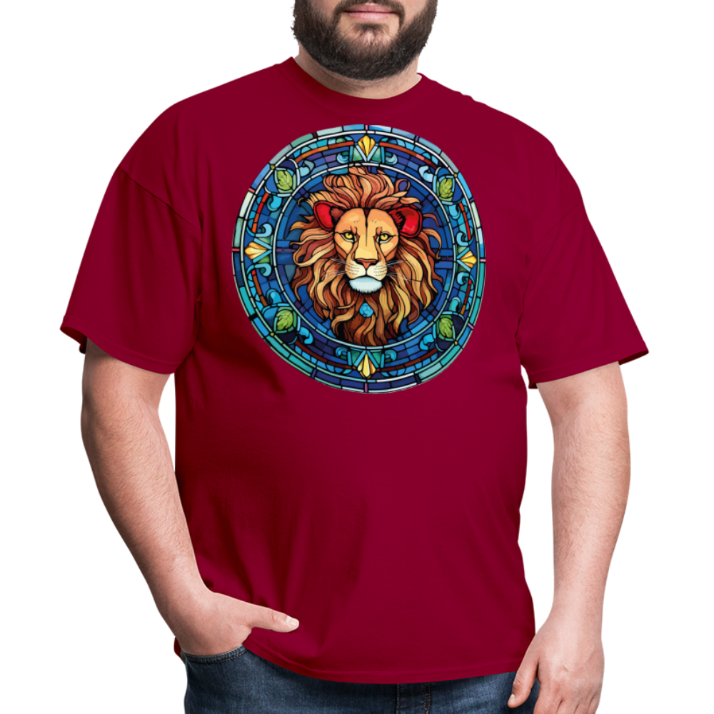 Men's Mosaic Leo Classic T-Shirt - dark red