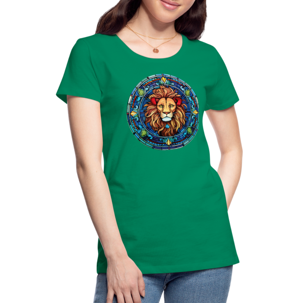 Women's Mosaic Leo Premium T-Shirt - kelly green