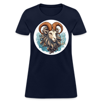 Thumbnail for Women's Symbol Capricorn T-Shirt - navy