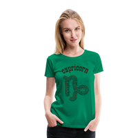 Thumbnail for Women's Power Words Capricorn Premium T-Shirt - kelly green