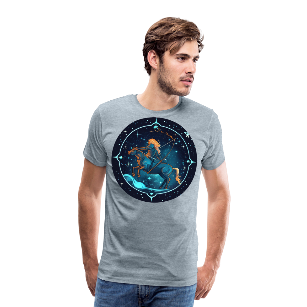 Men's Magic Sagittarius Premium T-Shirt - heather ice blue