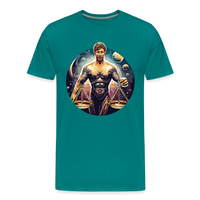 Thumbnail for Men's Mythical Libra Premium T-Shirt - teal