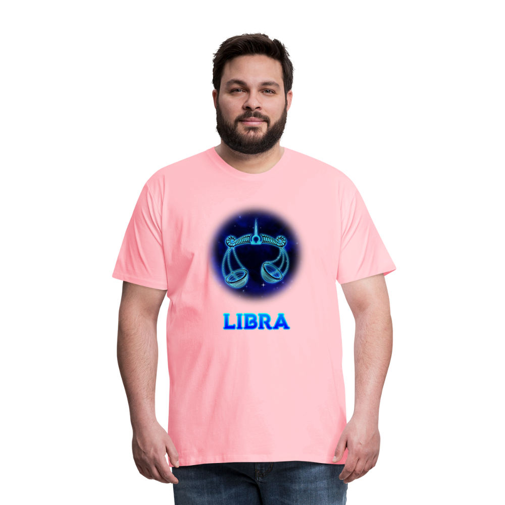 Men's Libra Premium T-Shirt - pink