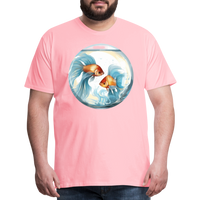 Thumbnail for Men's Mythical Pisces Premium T-Shirt - pink