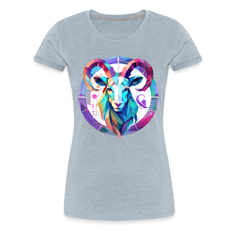 Women’s Mythical Aries Premium T-Shirt - heather ice blue