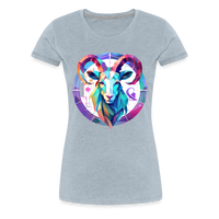 Thumbnail for Women’s Mythical Aries Premium T-Shirt - heather ice blue