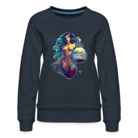 Thumbnail for Women’s Mythical Aquarius Premium Sweatshirt - navy