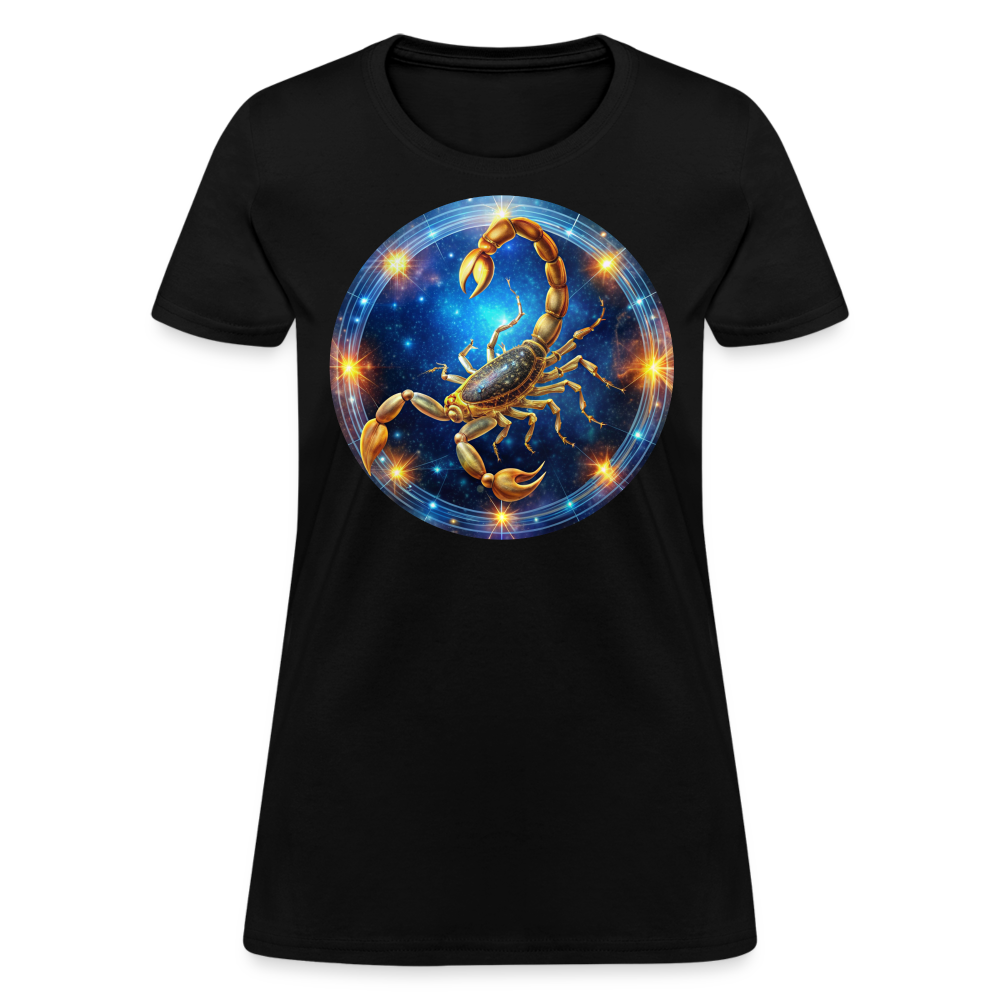 Women's Mystic Scorpio T-Shirt - black