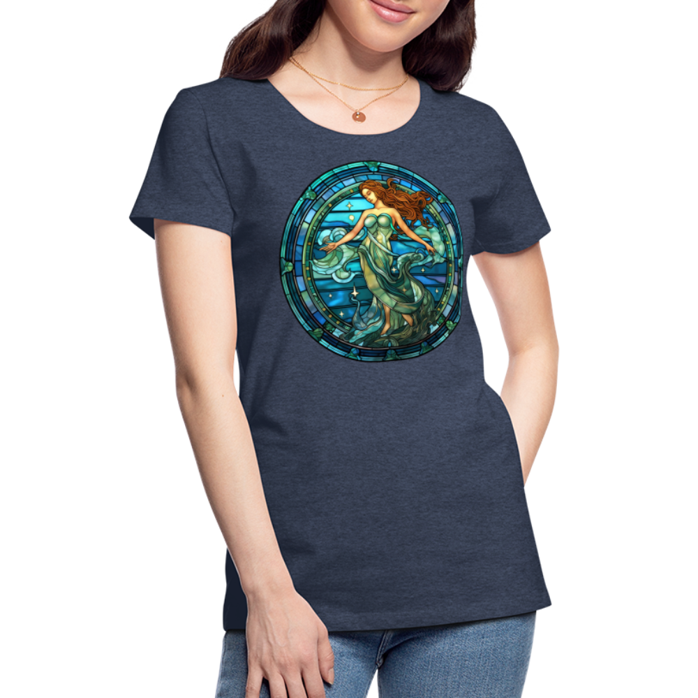 Women’s Mosaic Aquarius Premium T-Shirt - heather blue