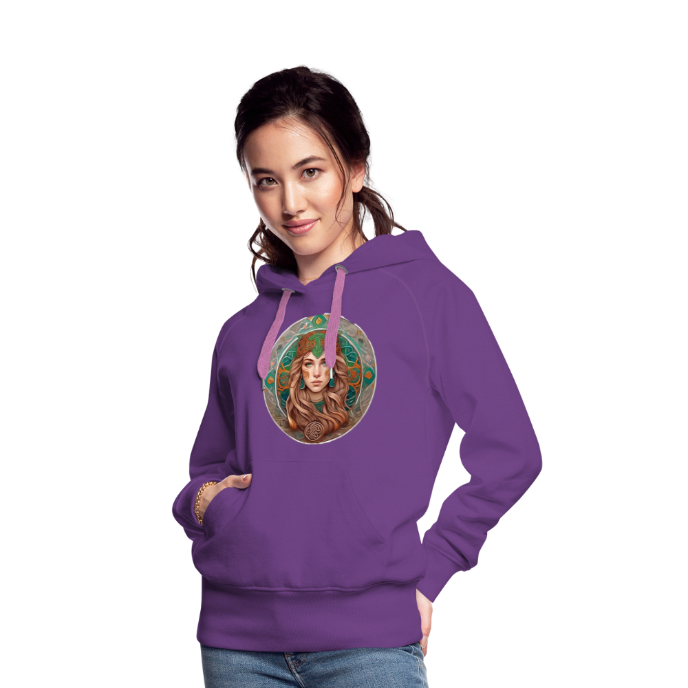 Women’s Mythical Virgo Premium Hoodie - purple 